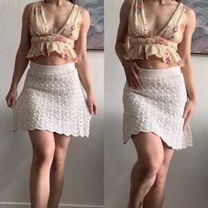 Crochet tennis skirt